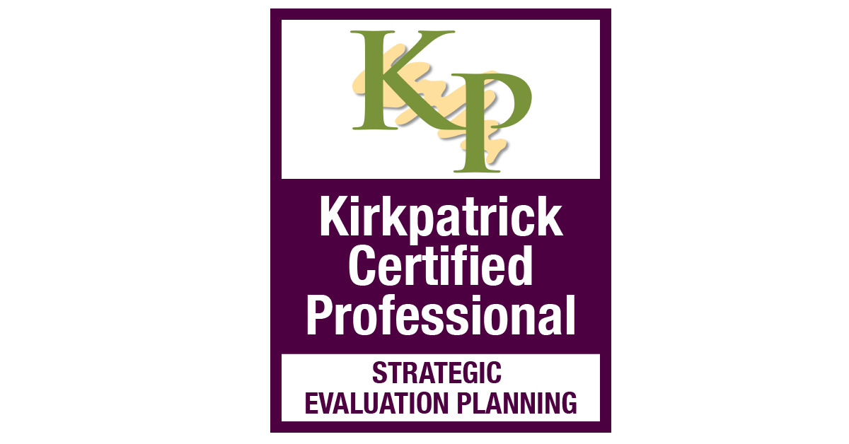 TheKirkpatricks's tweet photo. Learn how to gain the respect of your business partners with training that produces real organizational value. Here is how to start the dialog. 

https://t.co/A29ZGraIbR

#kirkcert #kirkpatrick #Training #effectiveness #evaluation
#TheNewWorldModel #KirkpatrickModel https://t.co/m2AQwK5JRV