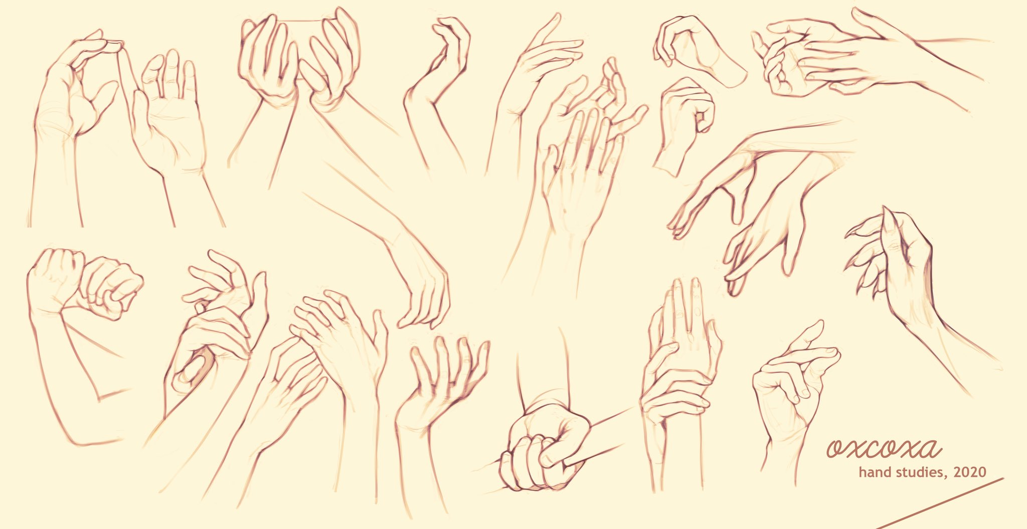Drawing Anime Hands With an Open Palm  Anime Hands