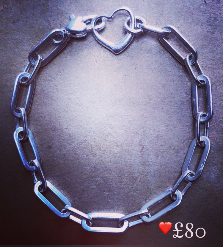 Juwellery1's tweet image. Chunky ‘link up’ bracelet 
#solid925 #rectangle #thedaddyofbracelets #heartclasp #ownit