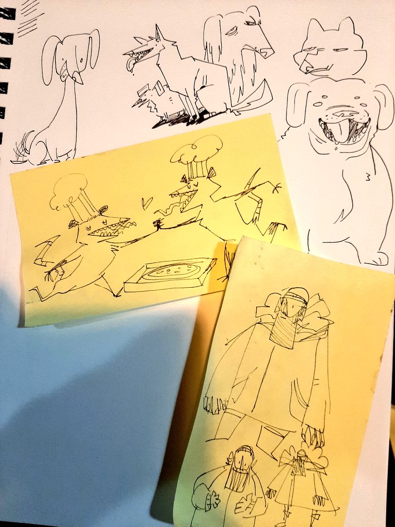 sketchbook doodles first day of class 