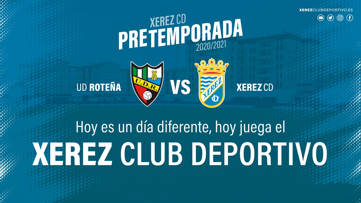 Tras seis meses, ¡qué ganas teníamos de decirlo! 😁😁

Hoy es un día diferente, hoy juega el Xerez Club Deportivo 🙌🙌⚽️⚽️💙⚪️

#YoVuelvoYTú 

#RoteñaXerez