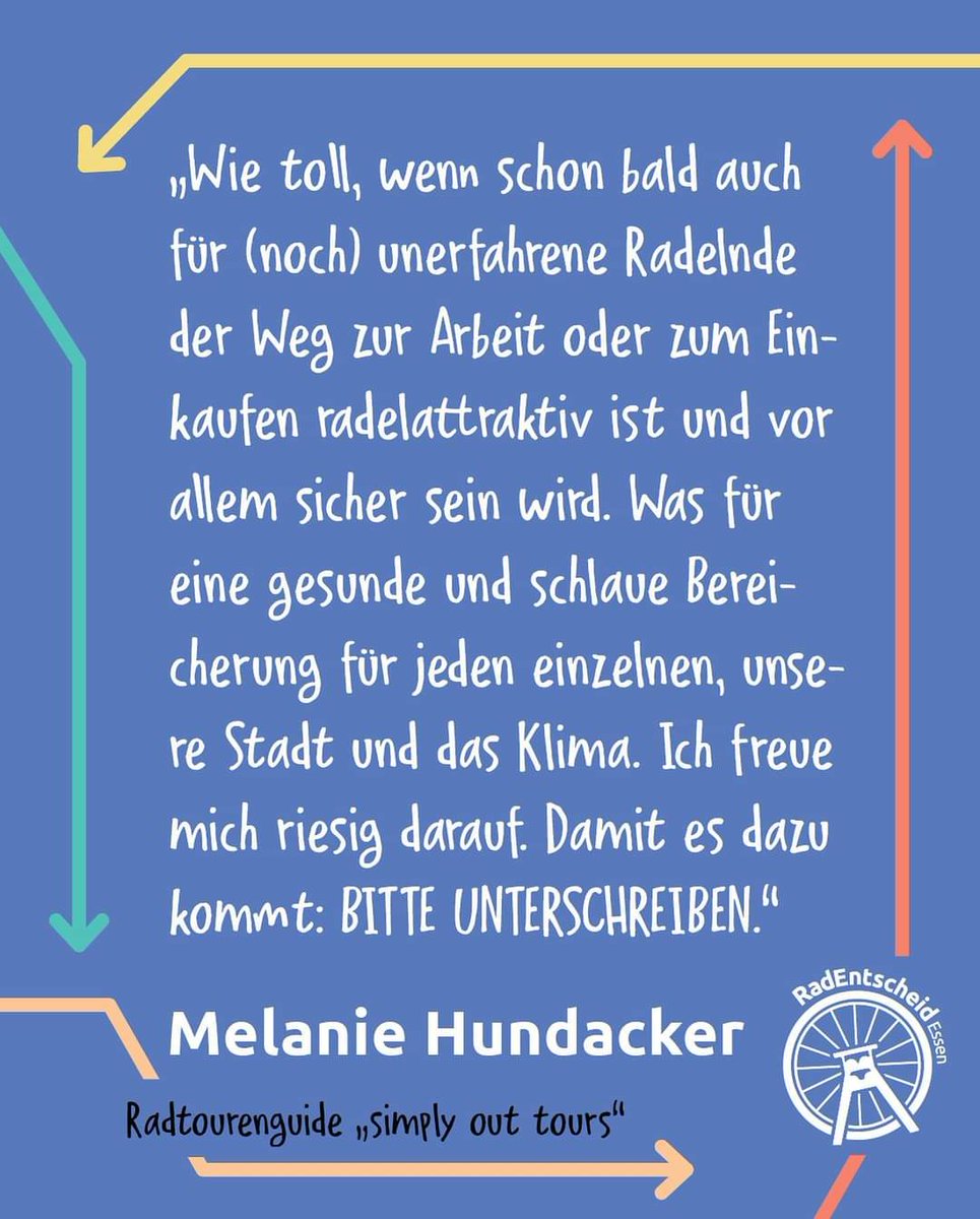 Radentscheid_E's tweet photo. Dafür unterstützt sie den #REE und unser #Bürgerinnenbegehren 🚴🚴♀️
Herzlichen Dank für die Unterstützung! 🎉👍🏻
#RadEntscheidEssen #RadEntscheid #Essen #verkehrswende #verkehrswendejetzt #fahrrad #fahrradliebe #cycling #stadtplanung #ruhrgebiet #demokratie
2/2 https://t.co/NiW7k1ccN7