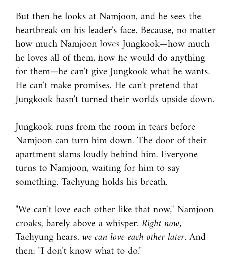 • in a way I can’t return• OT7• canon compliant, angst, mention of the e word• for  @babymoonmjjk