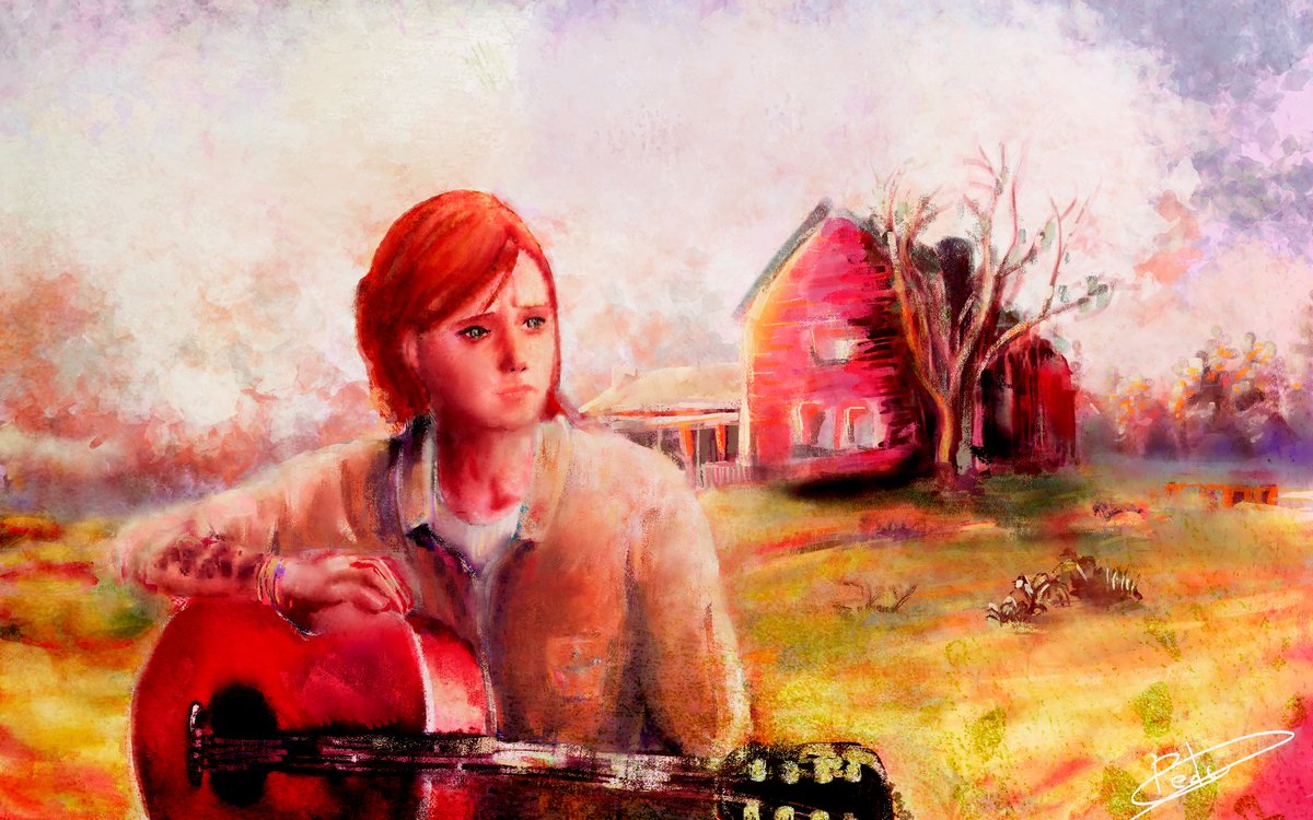 AzuraList's tweet image. This is my colorful drawing #TLOU2 #illustration