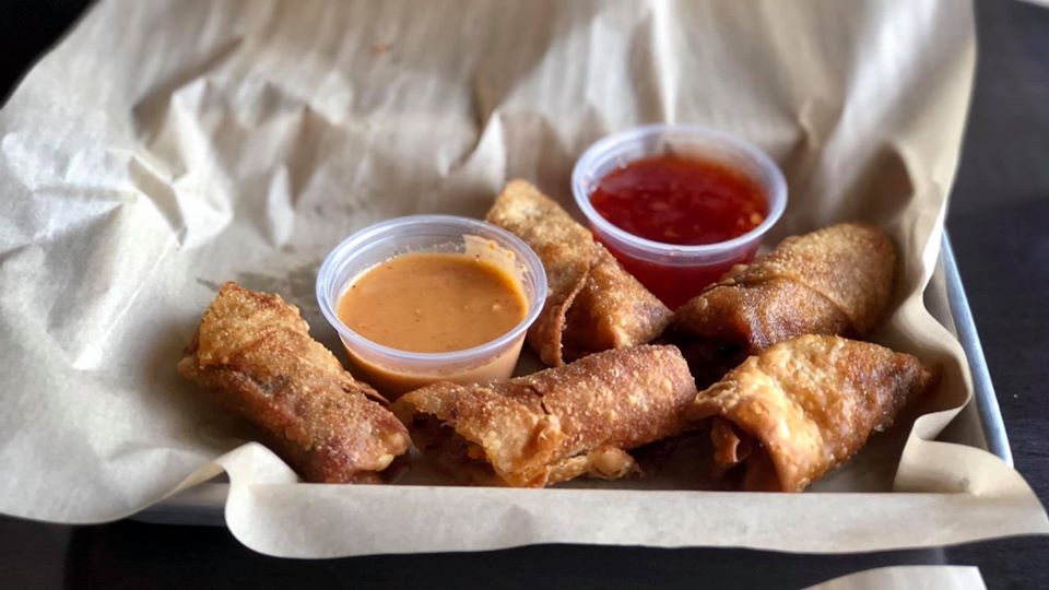 DSmohk's tweet photo. A variety of delicious options that will satisfy any picky eater. That's just how we roll! Come try our Eggrolls! Smohk'd Pastrami with kimchi rolled in a wonton wrapper and served with Thai peanut sauce 🔥

📞 336-252-2253 | https://t.co/CBnlOMT4xH   https://t.co/ejcvLr7uQ2