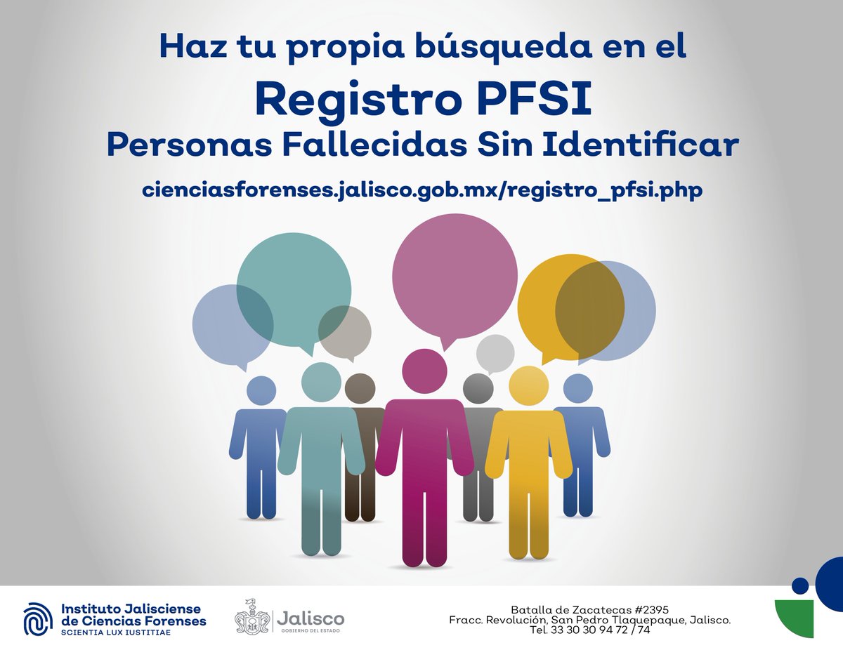 forensesjalisco's tweet photo. Ingresa a nuestro micrositio. #PFSI. https://t.co/PEscoCZ5sA https://t.co/11XqeN0VLk