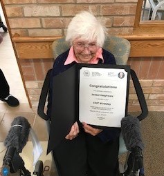 Taunton_Mills's tweet image. Happy 104th Birthday to Isobel!!!
Although small in stature, Isobel has a huge impact and presence in the Village! With many friends to wish her well today, let's try and get Isobel 104 likes to show her just how many people are wishing her a Happy Birthday! #TauntonStrong
