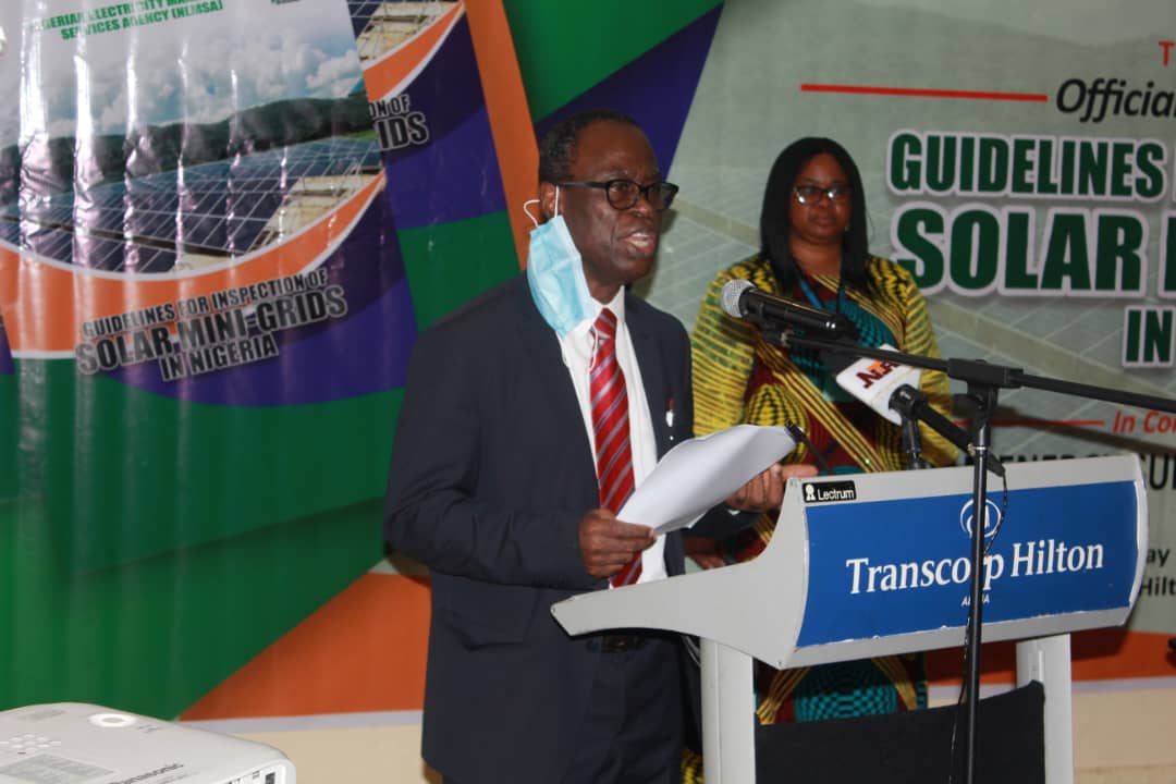 Welcome address by Engr. Peter O. Ewesor, Managing Director/ CEO NEMSA &amp; Chief Electrical Inspector of the Federation, on the official presentation of the Guidelines for the Inspection of Solar Mini Grids in Nigeria.