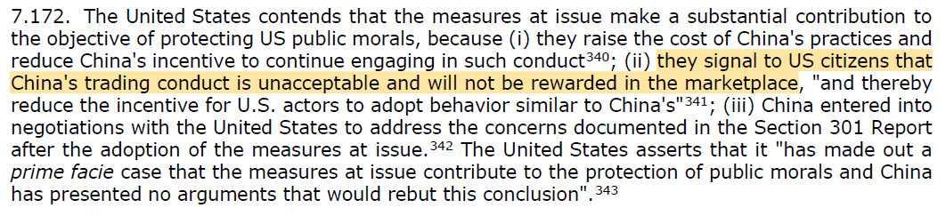 Thus, the tariffs on China were important not only because of what they signal to trading partners, but what they signal to US citizens about what will and will not be tolerated.