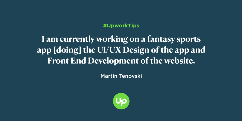 Upwork tweet picture