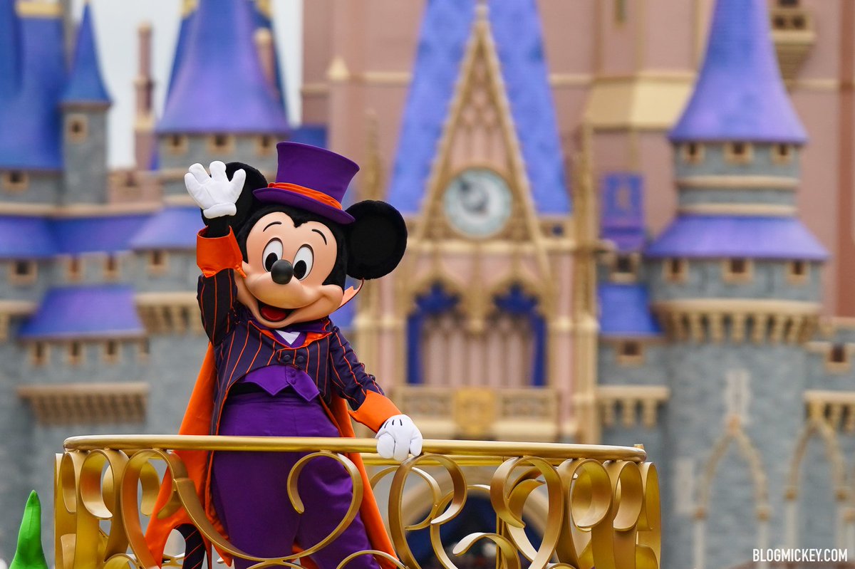 Blog_Mickey's tweet photo. ICYMI: Four new Character Cavalcades debuted for the Halloween season at Magic Kingdom today! 

Check them out here: https://t.co/jseQOuvGiK https://t.co/Mr1mQReGDZ