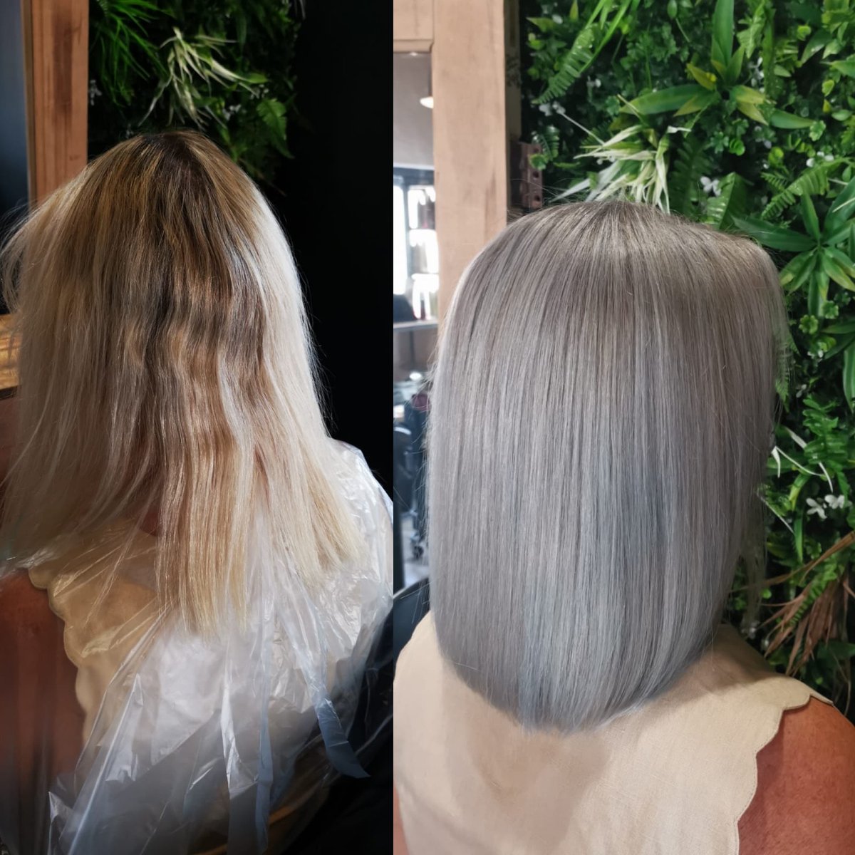 sy_aveda's tweet photo. 😍😍😍 Good bye yellow 👋 Colour and cut by Katie  😍😍😍 #aveda #syaveda #natural #organic #vegan #plantbased #swansea #mumbles https://t.co/CtiexaUbWI