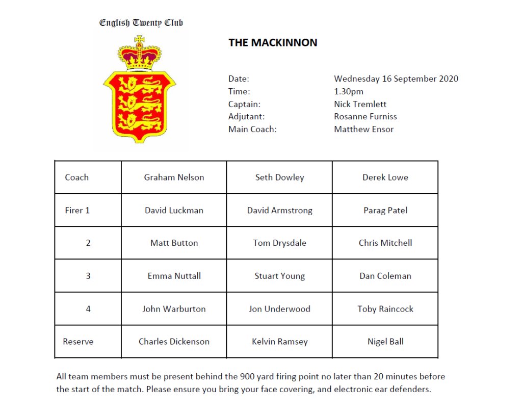 englishtwenty's tweet photo. Mackinnon Team Announced! The following have been chosen to represent England in the Mackinnon match tomorrow afternoon. https://t.co/qSMJmaHqTp https://t.co/qfMK1O9x04