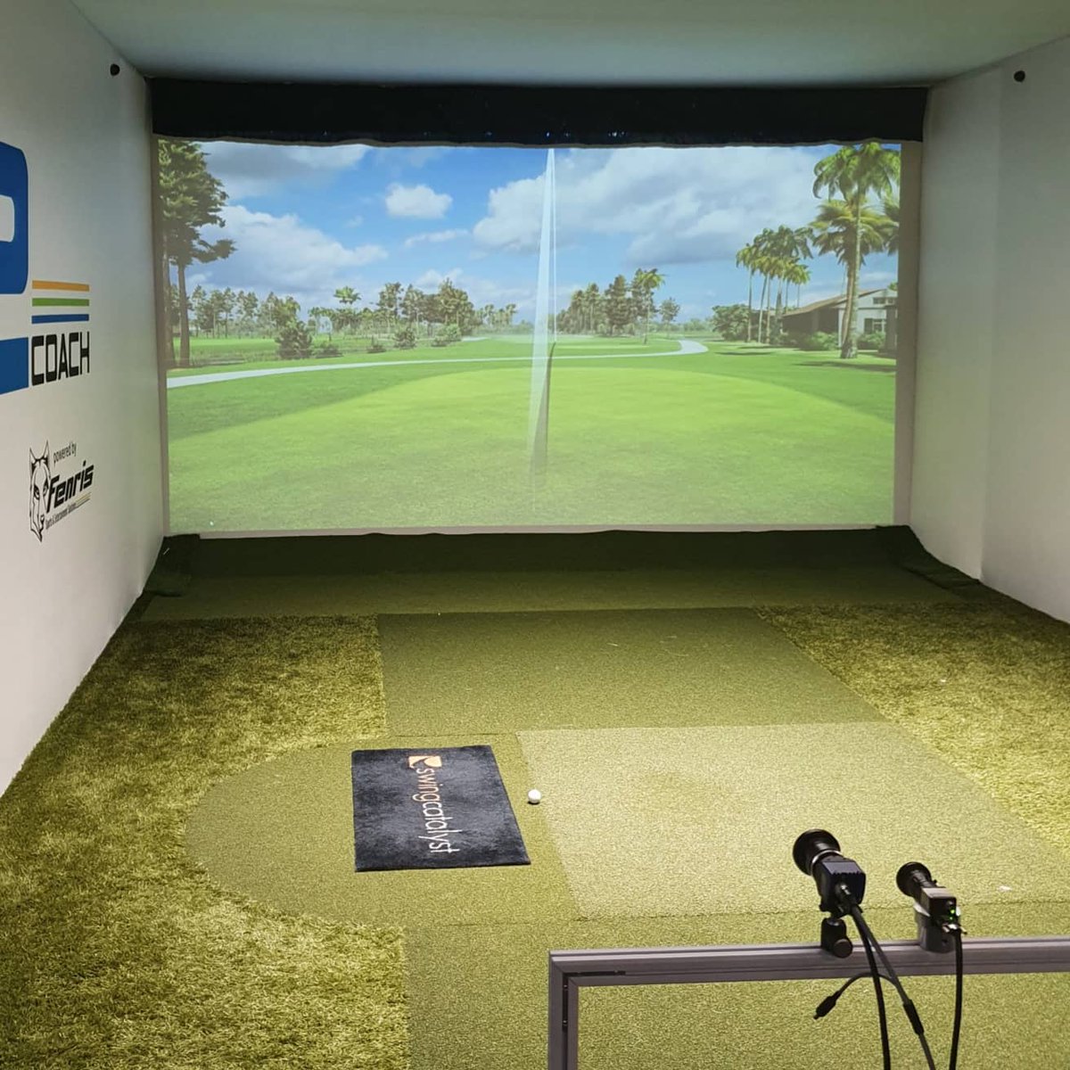 SimiSystems's tweet photo. Some insights on our recent installation. Teeing off our new lighthouse project with Fenris SES #SimiShape Markerless Motion Capture in Golf. #golfanalysis #golfswing #golf #biomechanics #sportstech https://t.co/I9DqRLlC3X