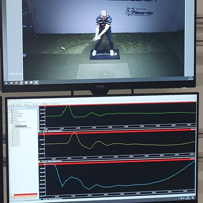SimiSystems's tweet photo. Some insights on our recent installation. Teeing off our new lighthouse project with Fenris SES #SimiShape Markerless Motion Capture in Golf. #golfanalysis #golfswing #golf #biomechanics #sportstech https://t.co/I9DqRLlC3X