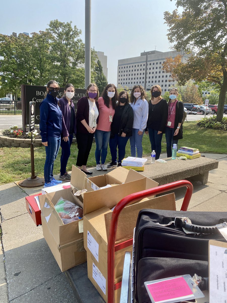 RcsdSpeech's tweet photo. Thanks to our SLPs who helped with Speech Department Materials Distribution day! We also have PPE all ready to go for our External Ed. staff! We’ve got this! 👍🏽🎉📚@KishaMorgan100 @amytata2 @tmileham74 @RCSDFoundations @RCSDSCHOOLPSYCH @RCSD_DSE @RCSDNYS https://t.co/1SC59VmAq3