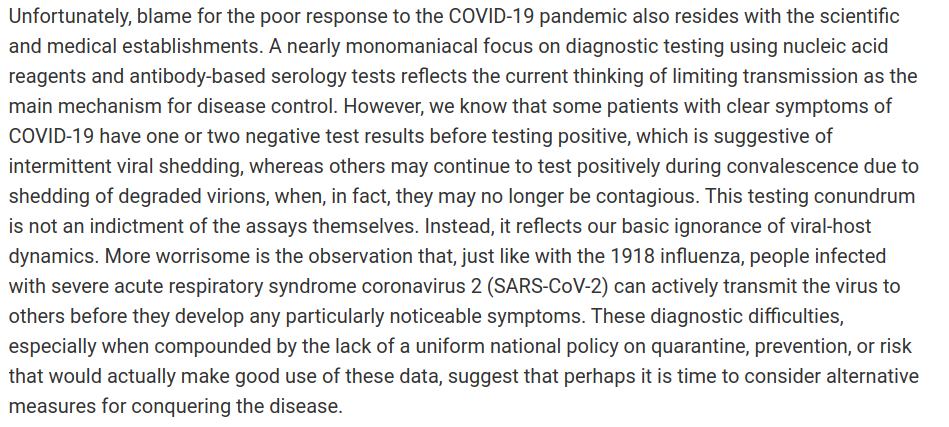 RautioPentti's tweet image. ...blame for the poor response to the #Covid #pandemic also resides with the scientific and medical establishments. A nearly monomaniacal focus on #diagnostic_testing ... 
Science Signaling: tinyurl.com/covid-failure 
#Koch #MIT #BethIsrael