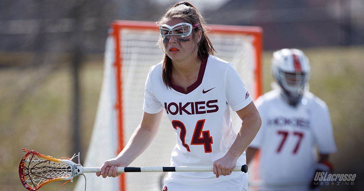 USALMag's tweet photo. .@HokiesLax returns their top six scorers and four starting defenders in Jordan Tilley, Leigh Lingo, Kendall Welch and Elena Ricci.

Is this the year Virginia Tech makes the jump? The Hokies are No. 20 in our Early 2021 Rankings.

https://t.co/uLjYSELkXa https://t.co/wiDkX3ScfJ