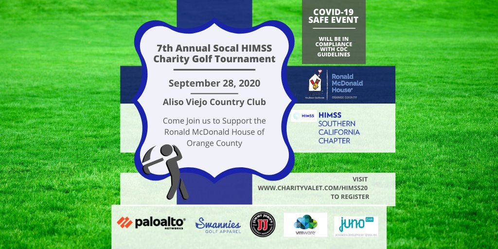 himsssocal's tweet photo. Come join us and register for golf to support the Ronald McDonald House of Orange County!
#SoCalHIMSS #HIMSS #HIT #Healthcare #IT #OCRonaldMcDonaldHouse #SoCalHIMSSGolf
https://t.co/kNISOAlyyp https://t.co/MRCjb9ojbo