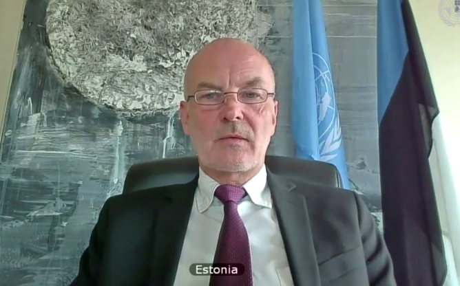 EstoniaUN's tweet photo. #EstoniaUNSC 🇪🇪 as the Chair of #Sudan #SanctionsCommittee 1591 briefed #UNSC about the activities of the committee, implementation of the #sanctions & latest developments on the ground.
1591 committee is committed to work together w/ #Sudan to make peace in #Darfur a reality! https://t.co/PM8JFj3PTY