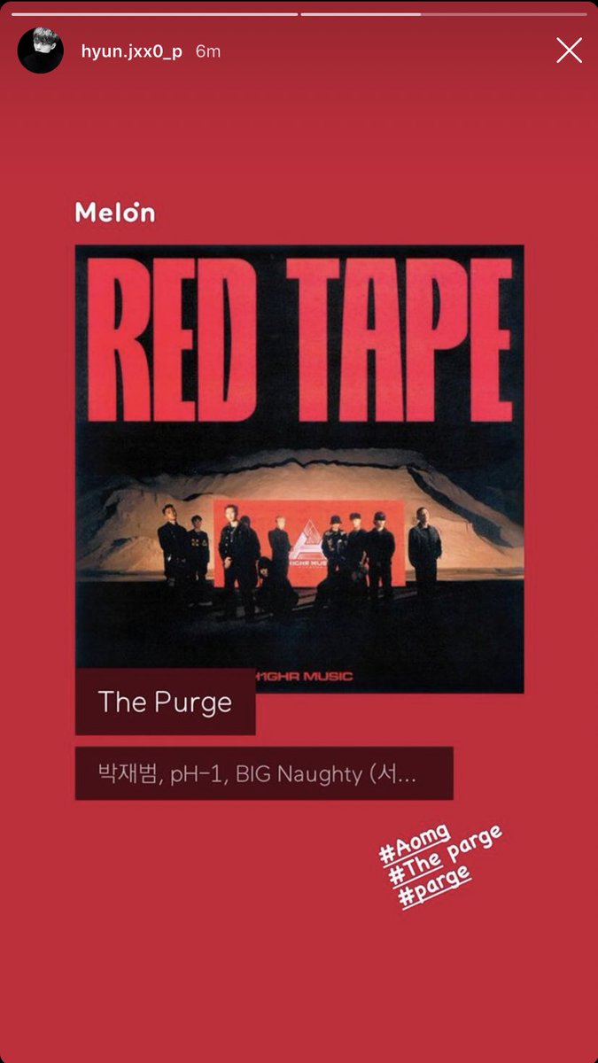 HursheysJ's tweet photo. 💙🏹 Hyunjun’s latest IG story update:

Caption: #Aomg 
#The parge 
#parge 

*Hyunjun meant to write purge but made spelling mistakes
[The Purge by Jay Park, pH-1, BIG Naughty, Woodie, Gochild, HAON, TRADE L &amp; Sik-K]

#HEOHYUNJOON #허현준 #HYUNJUNHUR https://t.co/5O75kBtPKD