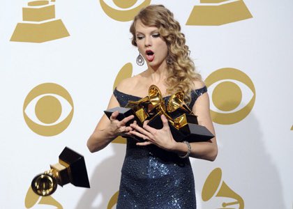 Taylor holds the most awarded albums in history in 2 different genres: Fearless in country and 1989 in pop.