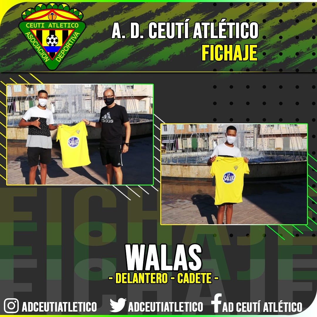 ADCeutiAtletico's tweet photo. 📢 FICHAJE // WALAS

Delantero con gran desborde y velocidad. Talento y magia brasileña para reforzar nuestro equipo Cadete.

Bienvenido 💛

#ADCeutíAtlético https://t.co/RH65nNdpmm