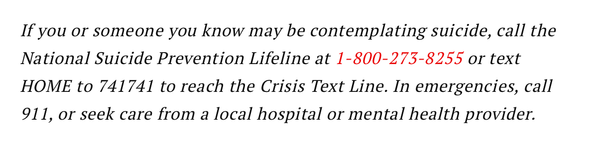 Can you even imagine?Suicidal and detained away from all family and friends, and then kept in a solitary cell for MONTHS.No Zoom.No Netflix.No walks outside, or cats or doggos to relieve your stress.Just you and your suicidal thoughts, 24 hours a day, 7 days a week.