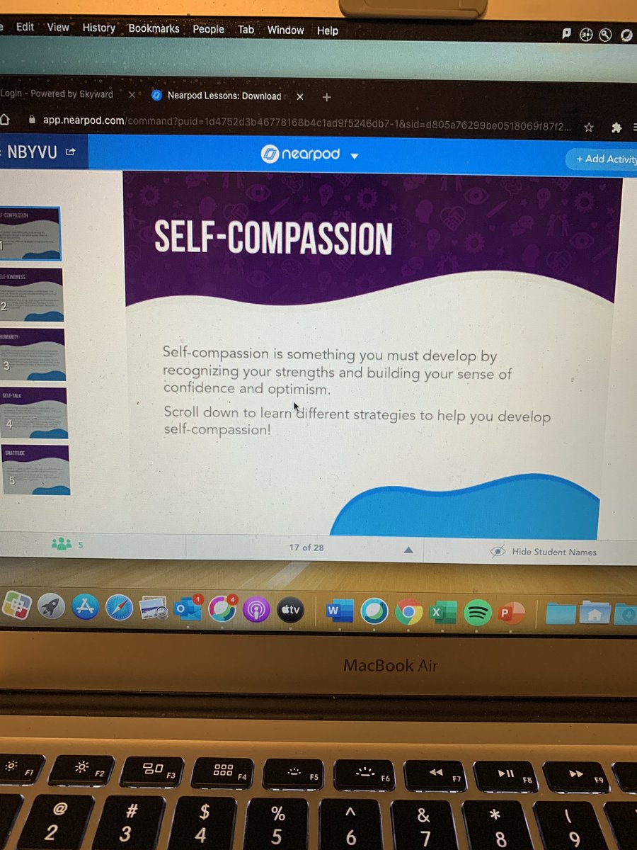 msdedler's tweet photo. The hardest person to talk nice to not should be yourself.  #negativethoughtsaretrash #bekindtoyourself #SocialEmotionalLearning #HFMSProud #HuffinesStrong https://t.co/wS96zaLCNp