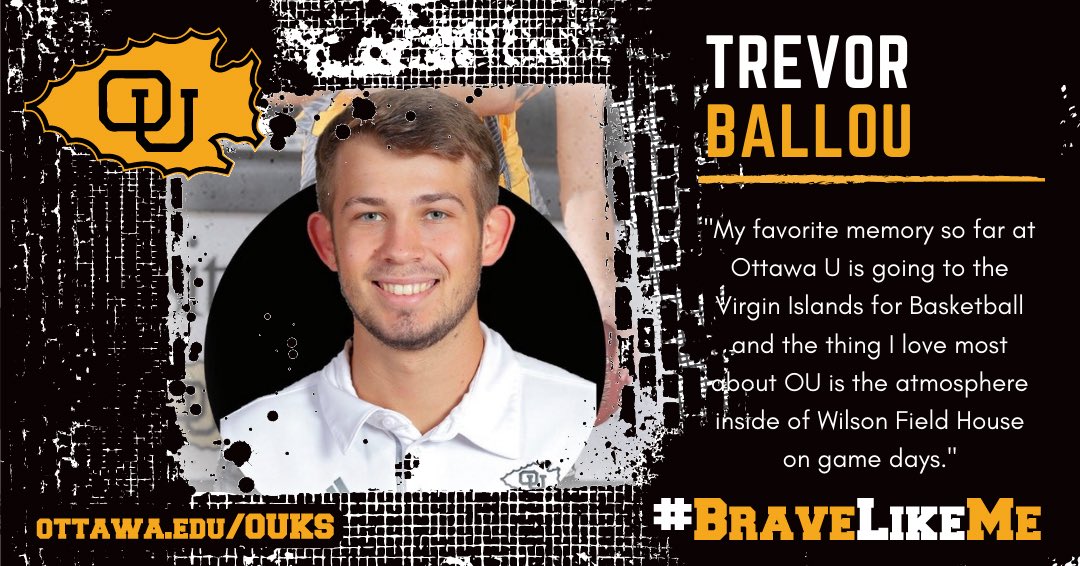 ou_admissions's tweet photo. Meet @tr3vor_ballou ‼️

Ballou is from Osawatomie, KS and is majoring in Secondary Education with an emphasis in History. 👏
Ballou is also a member of the @braveshoops program. 

#BraveLikeMe https://t.co/GskqgakWwx