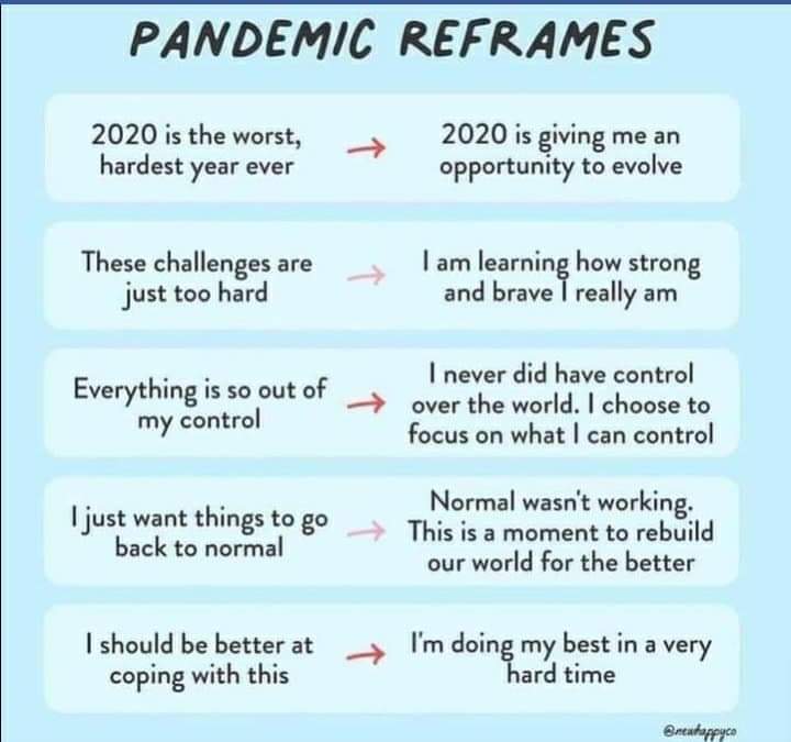 Pandemic reframes