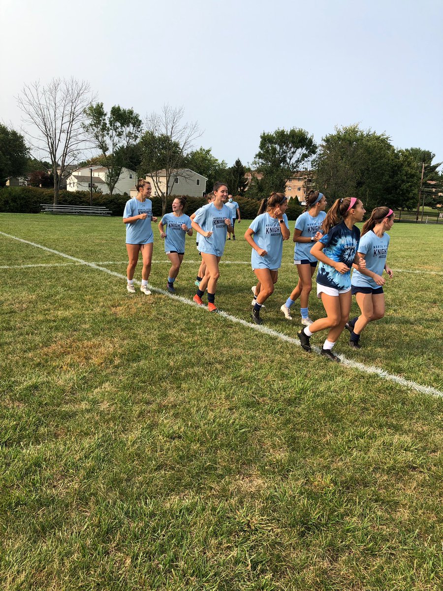 NPWomensSoccer's tweet photo. The family that runs together… And laughs together… And trains together… on a mission #NPProud #GameShape @SOLsports https://t.co/pTp7sUq1Wg