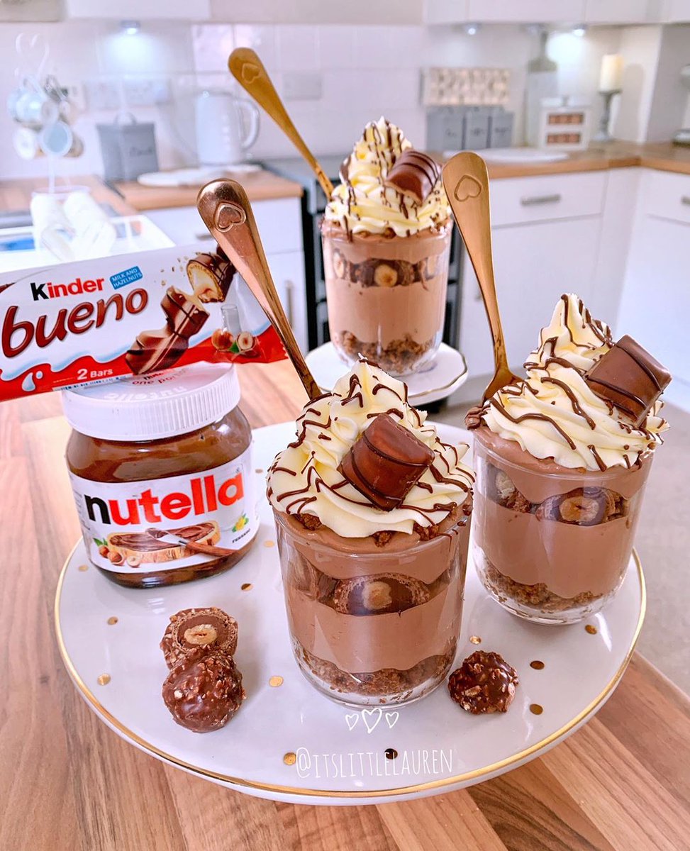 I Saw It First Kinder Bueno Cheesecake Pots Who Else Could Eat One Of These Rn Itslittlelauren