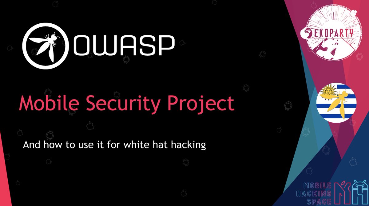 MarsicanoMartin's tweet image. Todo listo para la charla sobre @OWASP_MSTG (MASVS y MSTG) en la Hacktivity organizada por el equipo de @MobileHackingES de la @ekoparty representando a @owasp y @owasp_uy 

#ekoparty #eko2020 #Pwndemic
