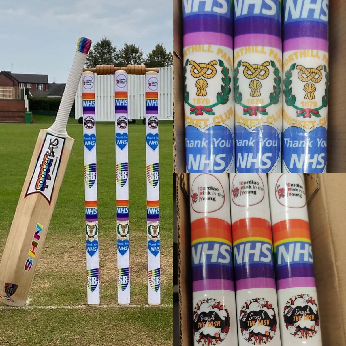Fantastic to support these amazing causes <a href="/smashthetash/">SMASHTHETASH: cricketers against covid 19</a> <a href="/PPCC_Cricket/">Porthill Park CC</a> <a href="/CRY_UK/">CRY</a>