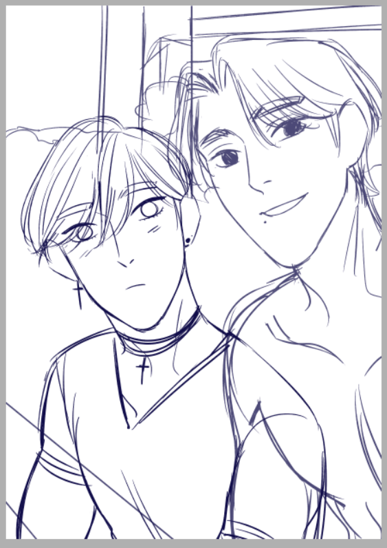 noriyoukinky's tweet image. #wip of something to thank all the support i've been receiving on tapas T O T 💖 #askingyoucomic