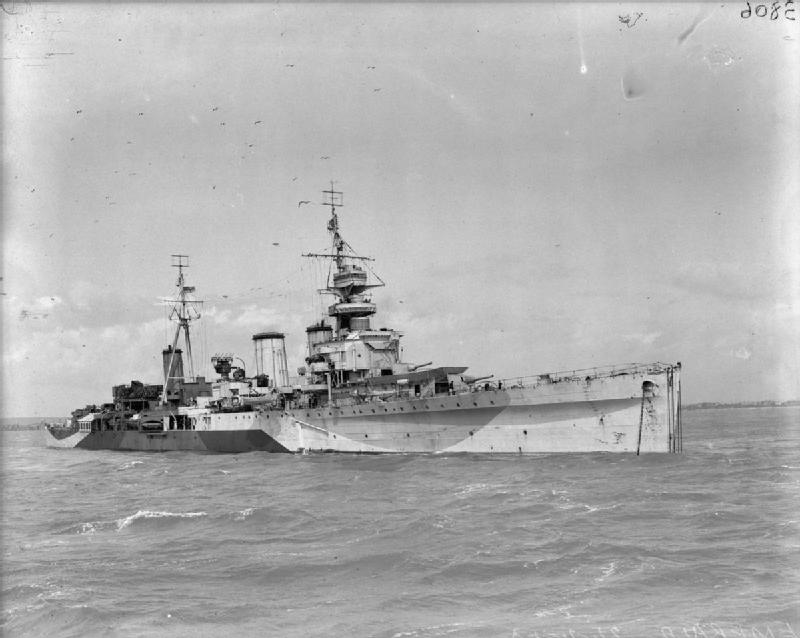 Additionally, the battleship HMS Revenge, which had just arrived on the Clyde after transporting £14½M of Britain's gold reserves to Halifax, Nova Scotia, sailed the following day with the cruiser HMS Emerald for  @HMNBDevonport ensuring a battleship presence in the Channel itself