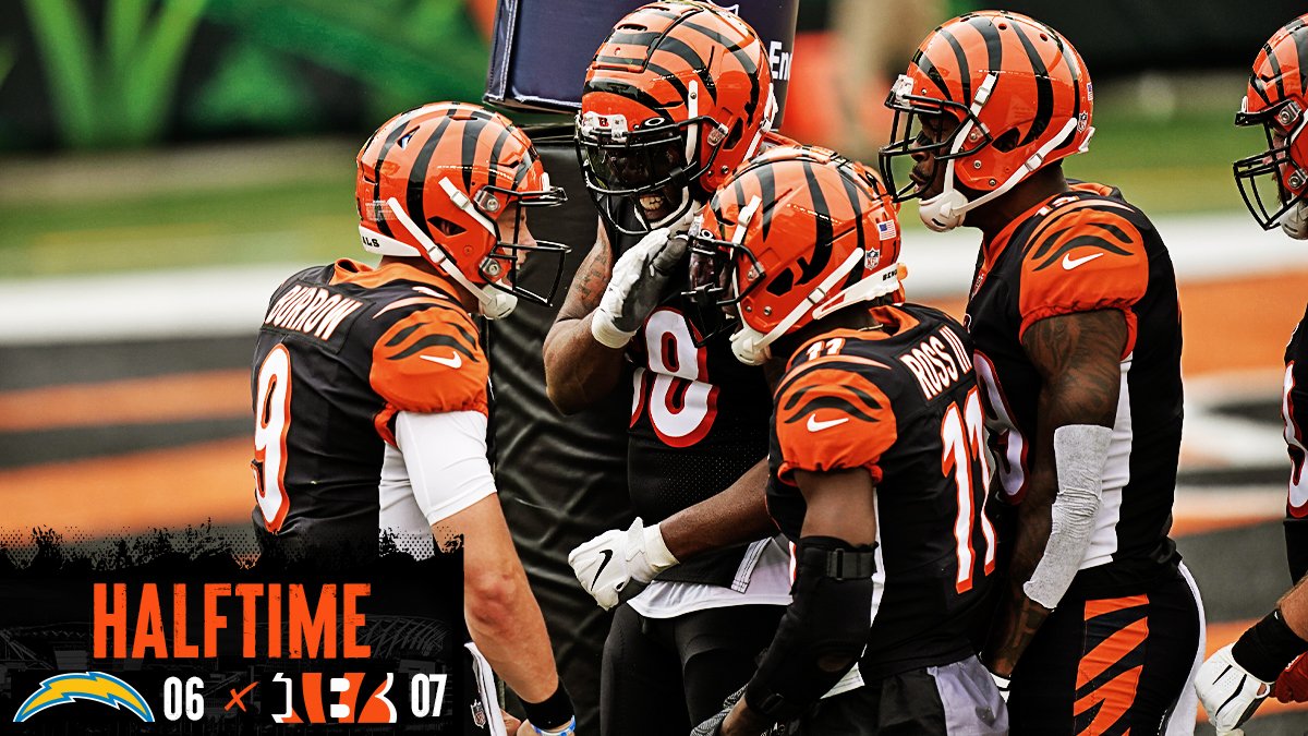 Bengals's tweet photo. After ✌

#LACvsCIN | #SeizeTheDEY https://t.co/RYkHoKGsd6