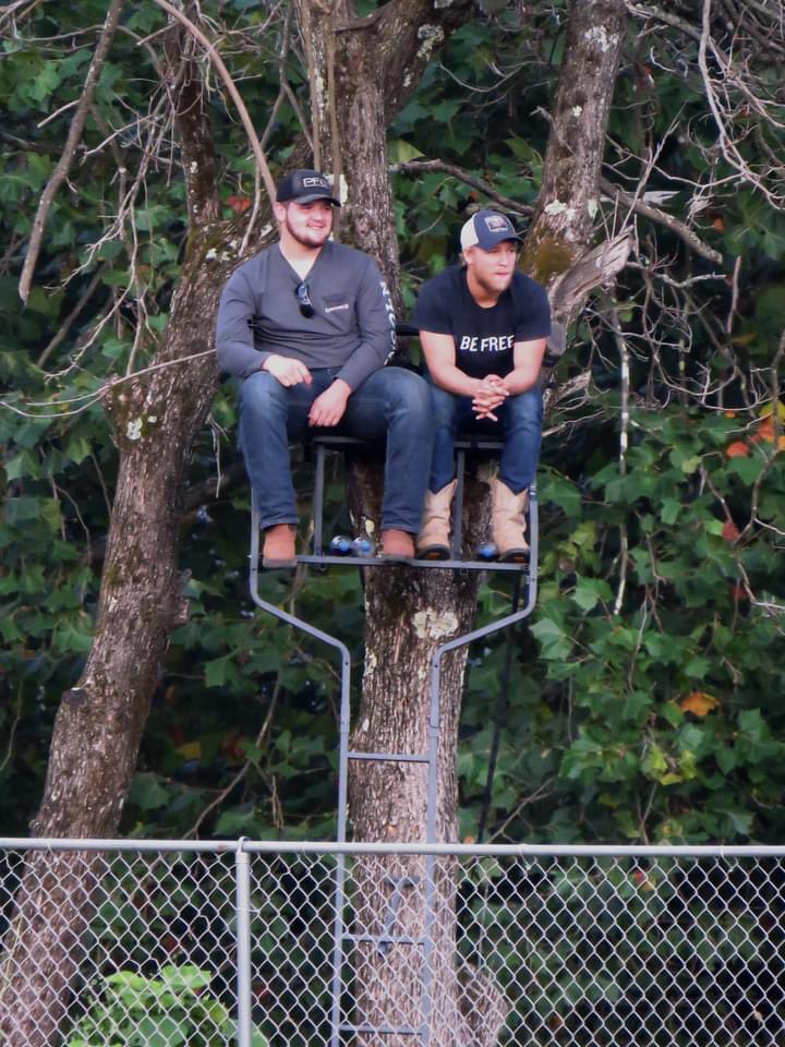 WVOutdoors's tweet photo. You gotta love West Virginia.  Only parents allowed in the stadium.....hang a tree stand outside the fence for best seats in the house. https://t.co/MsOLKF0jL8