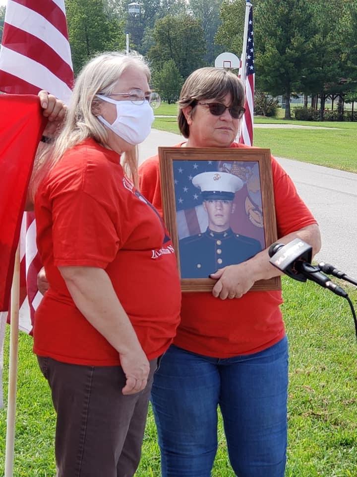 Skyworx_Media's tweet photo. I canโt say enough about this KY Run For The Fallen Team!!! Yesterday we ran 56 miles on a 2 mile loop honoring 255 Fallen Heroes from the GWOT. Every 2 miles weโd say a list of names until all were read out loud. #goldstarfamilies #HonorRemember #Run4Fallen https://t.co/6ypQS6Frlr