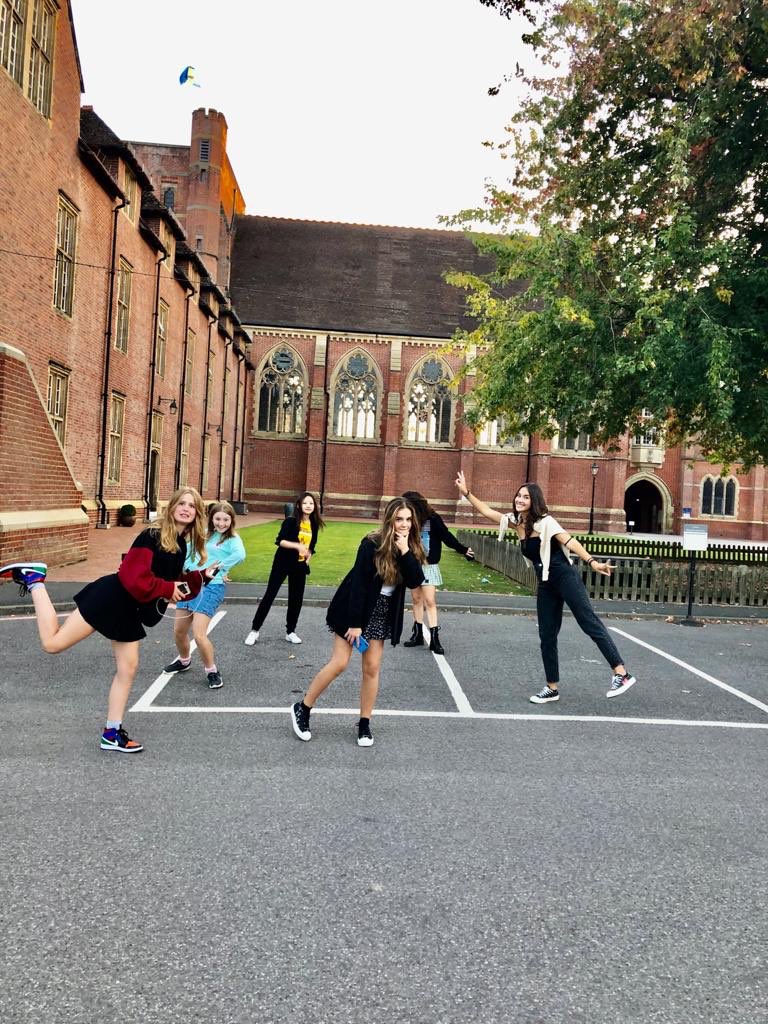 Just a casual walk through campus... 🥳🎉