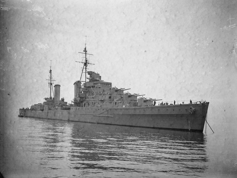 Accompanied by the new anti-aircraft cruisers HMS Bonaventure & HMS Naiad & the K & Tribal Class destroyers of the 6th Destroyer Flotilla, they sailed south. Their destination was Rosyth in order to be closer to the beaches of southern England in the event of a German invasion.
