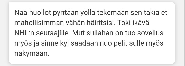 RMattlar's tweet photo. Mun mielestä klo 00 aikaan alkava huoltokatko on liian aikaisin, varsinkin jos #NHLPlayoffs Primetime-matsi on käynnissä. Snadisti meni tunteisiin kun just ennen kolmatta erää @teliafinland huoltotyöt alkaa.

#TBLightning #newyorkislanders
#viaplayfi https://t.co/pEf3D7BIMd