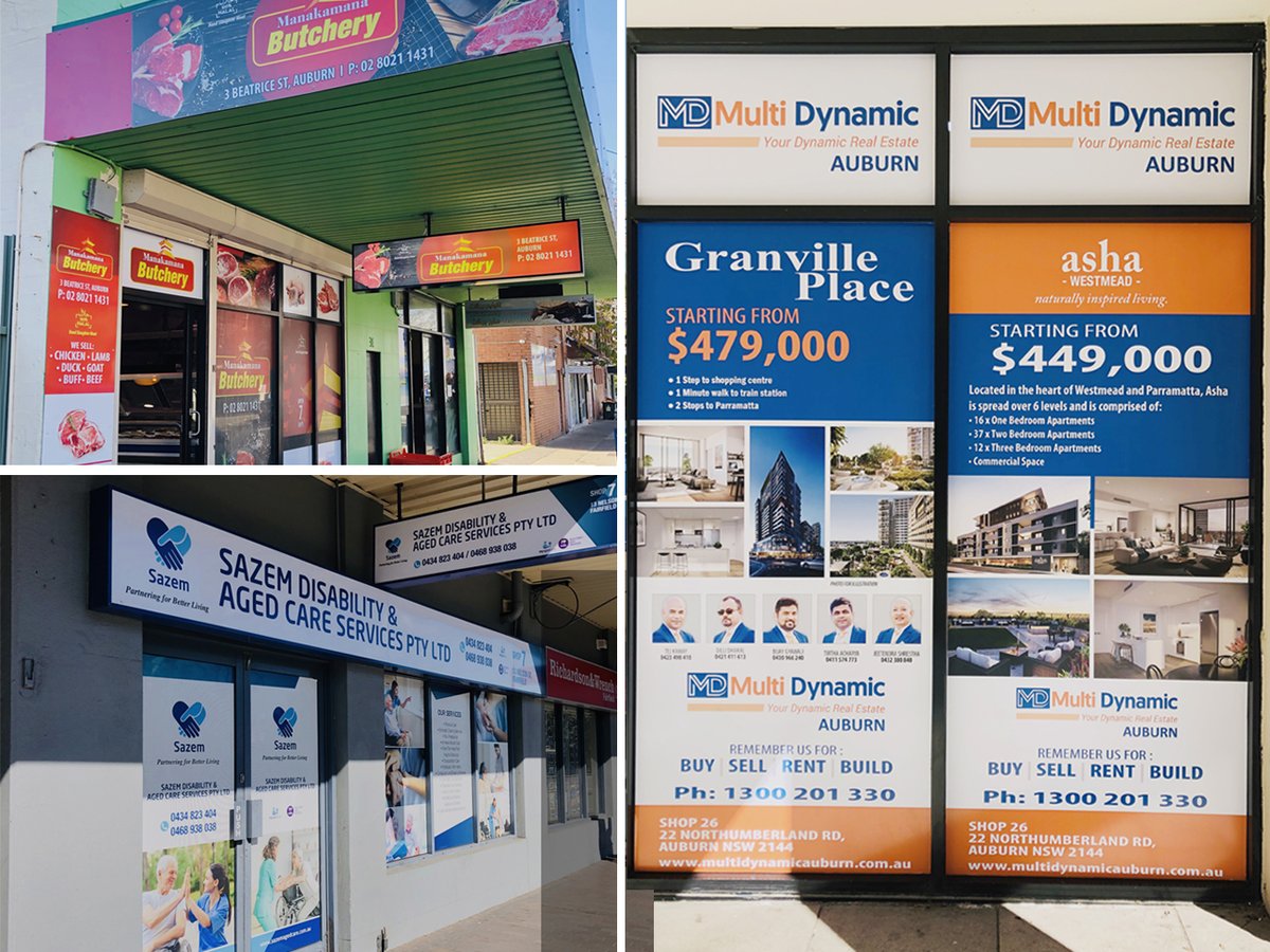 PrintShape's tweet image. OUR RECENT COMPLETED JOB.

#signage #signagedesign #shopfrontsignage #signage_australia #signwriter #printingmurah

Call us or send a message for a quote
P: 1300 525 351 l M: 0430 000 974
E: sales@shapeprint.com.au
A: 4, 1 Susan Street, Auburn NSW 2144