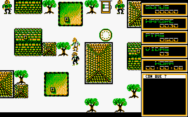 Wolfister_'s tweet photo. #MortadeloYFilemón o #CleverAndSmart para #AmstradCPC lo conocí con la emulación y por curiosidad ya que sólo conocía la segunda parte. En esta 1ª parte no llegué a entender que tenía que hacer. Gráficos molones, pero como digo ni pajolera idea que hacer... #1Juegopordia https://t.co/W49BUV6Oac
