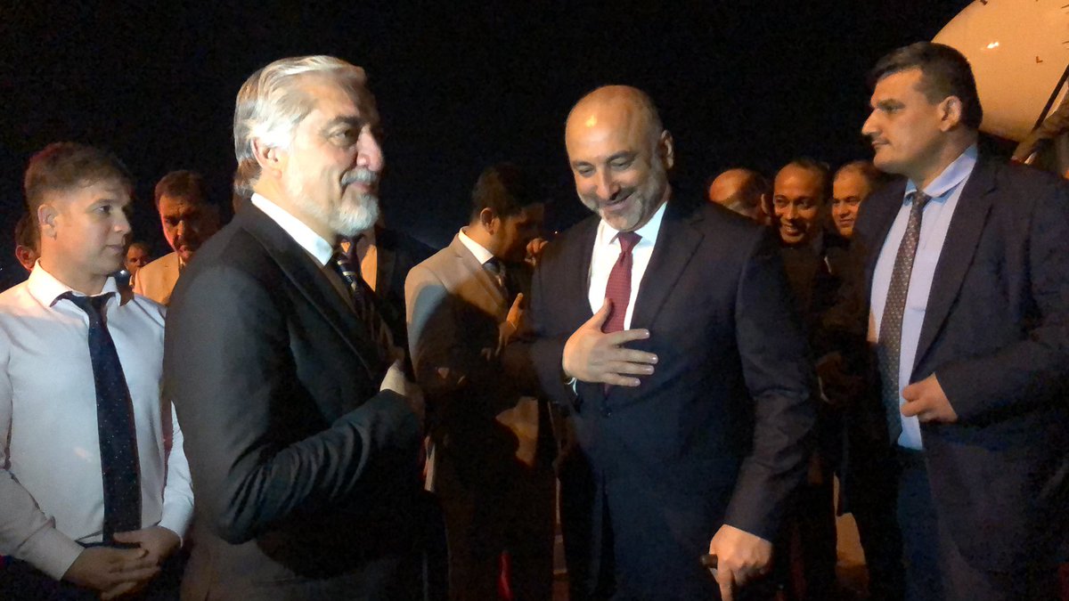 Abdullah is back to #Kabul #IntraAfghanTalks