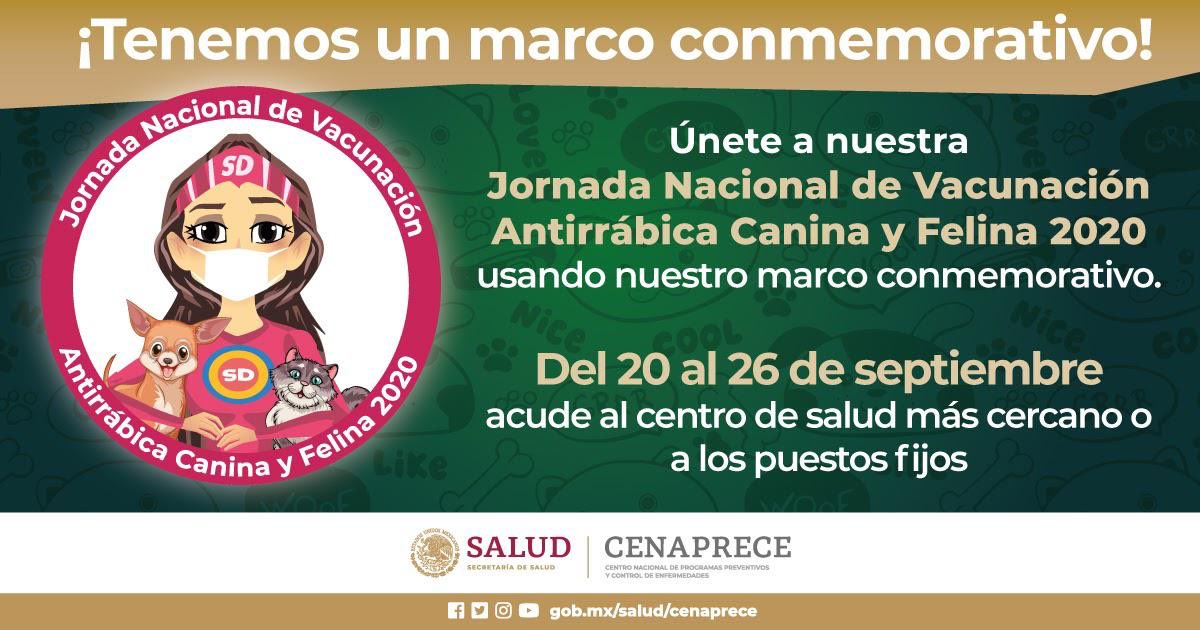 cenaprece's tweet photo. ¿Ya conoces nuestro marco conmemorativo? Utilízalo y tómate fotos con tu(s) mascota(s) y compártelas con tus amigos y familiares.

La Jornada Nacional de Vacunación Canina y Felina, se celebrará del 20 al 26 de septiembre de 2020 #MéxicoSinRabia 

https://t.co/Mu4QzitUvO https://t.co/pWck8dJuJD