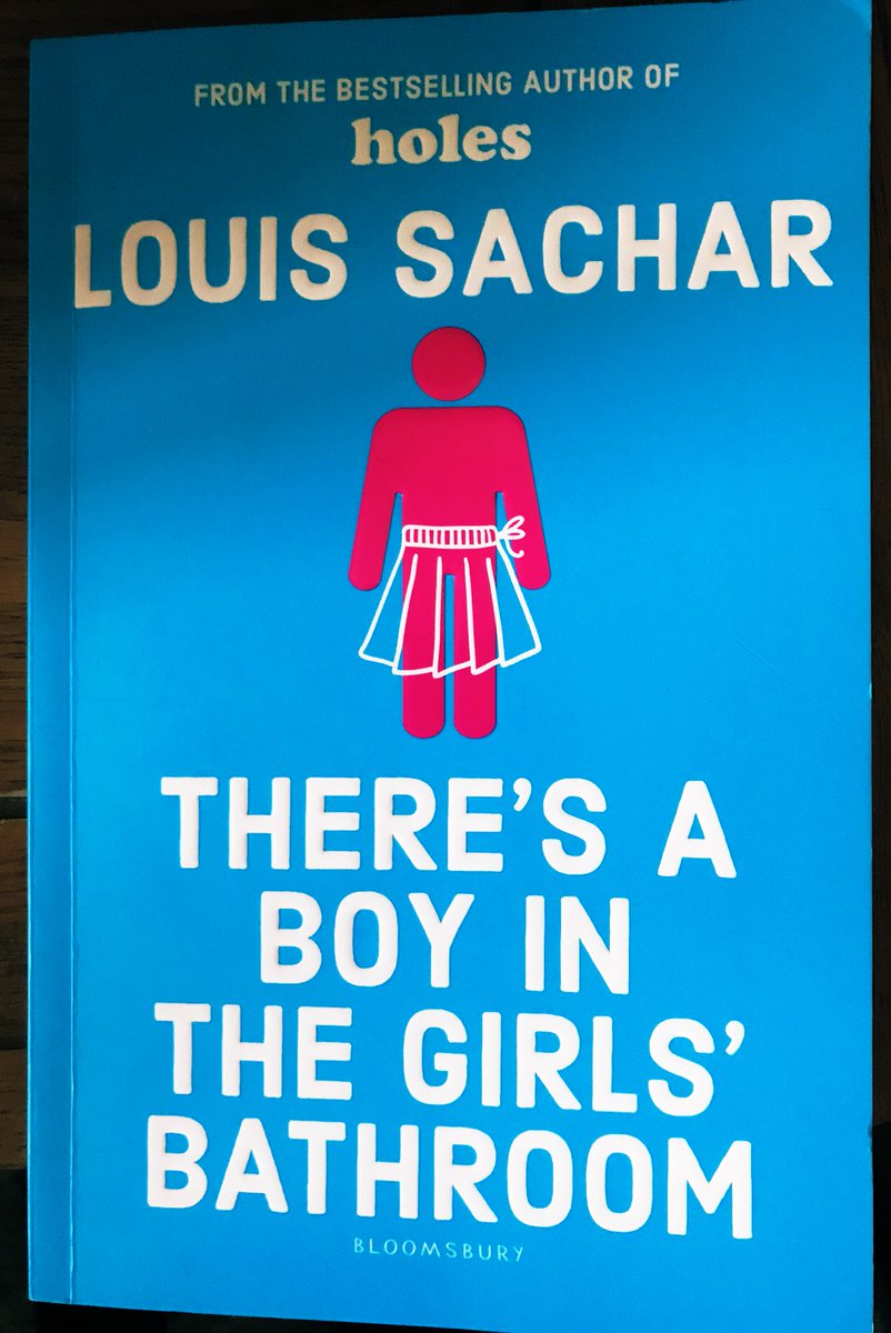 Miss_L_Clark's tweet photo. Just finished There’s a Boy in the Girl’s Bathroom by Louis Sachar. Gave me all the feels. Thinking about how this can be incorporated in cross curricular activities after my lecture this week. A wholesome children’s book with lots of discussion points. #childrensbook #pgce https://t.co/LUuXp5pii5