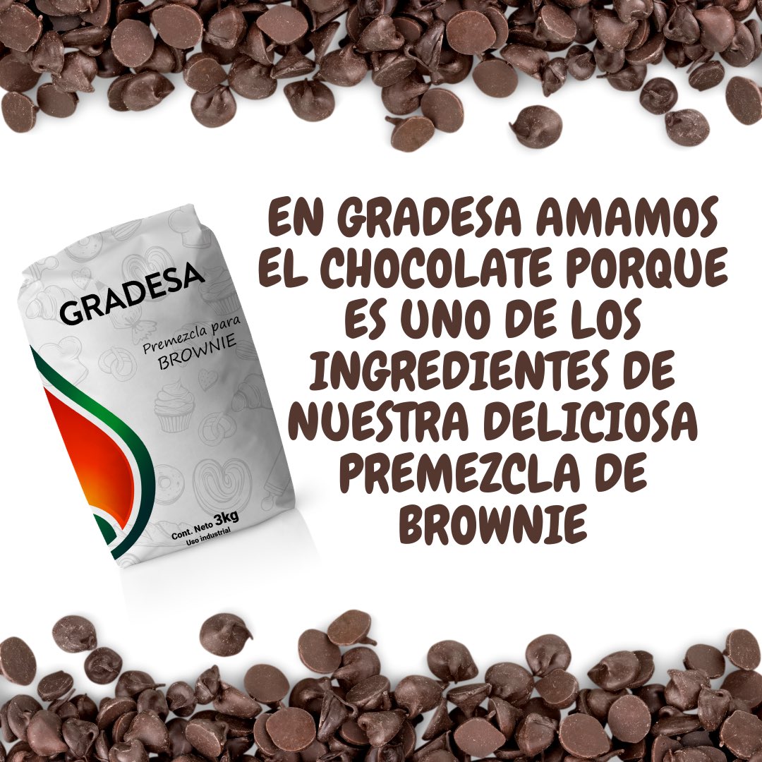 GradesaA's tweet photo. 13 de septiembre día internacional del chocolate🍫 
.
.
.
#SomosGradesa #EvolucionamosNaturalmente #GradesaSA https://t.co/NX4M5QjYyE