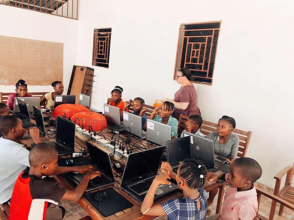 kenankehaiti's tweet photo. The kids at the Brock House had their first computer class! These laptops come with many educational games &amp; resources! #lovegoes #haiti #kenanke #isnthaitibeautiful #hopeforhaiti #bridgebuilder #volunteer #charity #foundation #worldchangers  #giveback #dogood #nonprofit #causes https://t.co/T0sujwRAl5
